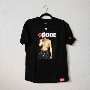 New Best x Breezy Excursion Black G Code Tupac Graphic‎ T-Shirt Size Small
